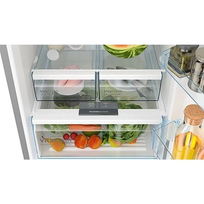 BOSCH KGN55VIE0N E Enerji Sınıfı 483 L Nofrost Alttan Donduruculu Buzdolabı Inox