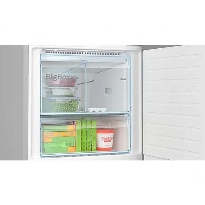 BOSCH KGN55VIE0N E Enerji Sınıfı 483 L Nofrost Alttan Donduruculu Buzdolabı Inox