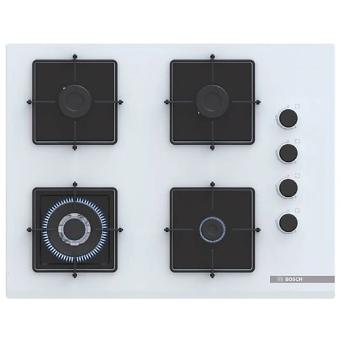 BOSCH POH7C2P30O Gazlı Ankastre Ocak Beyaz