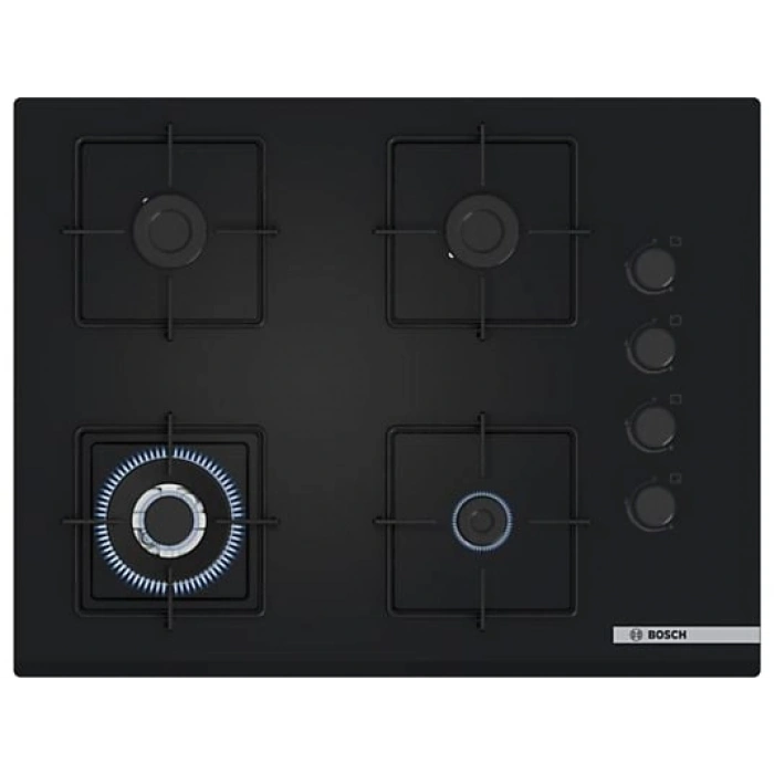 BOSCH POH7C6P30O Gazlı Ankastre Ocak Siyah
