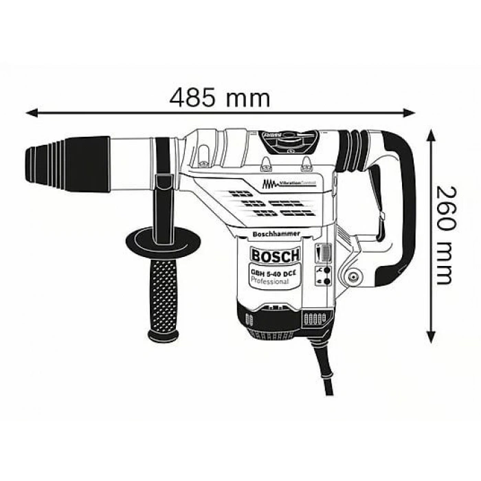 BOSCH PROFESSIONAL GBH 5-40 D 1100W Pnömatik Kırıcı Delici