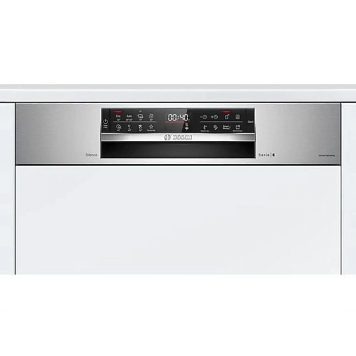 BOSCH SMI6EKS81T D Enerji Sınıfı 8 Programlı 13 Kişilik Yarı Entegre Ankastre Bulaşık Makinesi