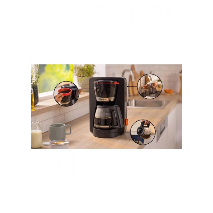 BOSCH TKA4M233 Filtre Kahve Makinesi Siyah