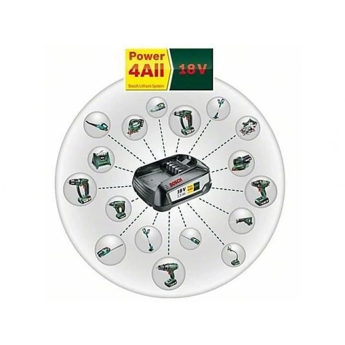 BOSCH UniversalChainPole 18 Teleskopik Tek Akülü 2.5 Ah Budama Testeresi