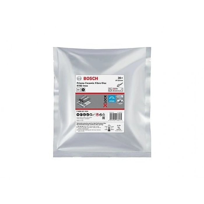 BOSCH X-LOCK R782 2608621824 Prisma 125 mm 36+ K 25li Fiber Disk