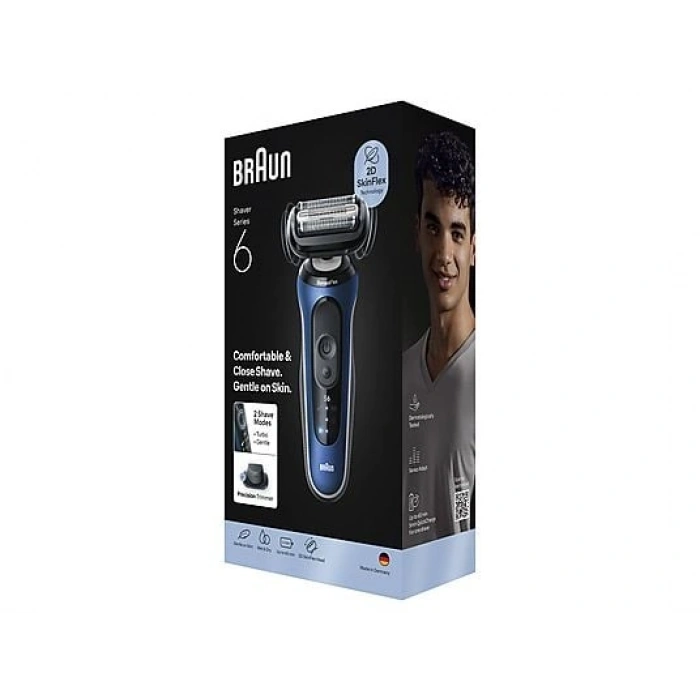 BRAUN 62-B1200S Series 6 Elektrikli Islak ve Kuru Tıraş Makinesi