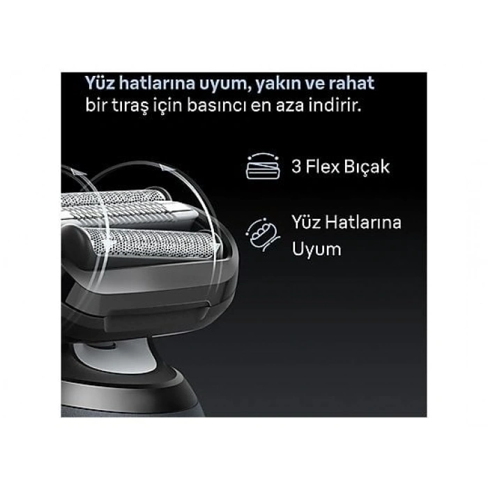 BRAUN 62-B1200S Series 6 Elektrikli Islak ve Kuru Tıraş Makinesi
