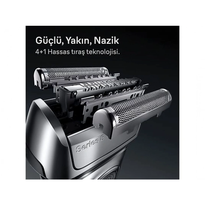 BRAUN 8617S Series 8 Elektrikli Islak ve Kuru Tıraş Makinesi