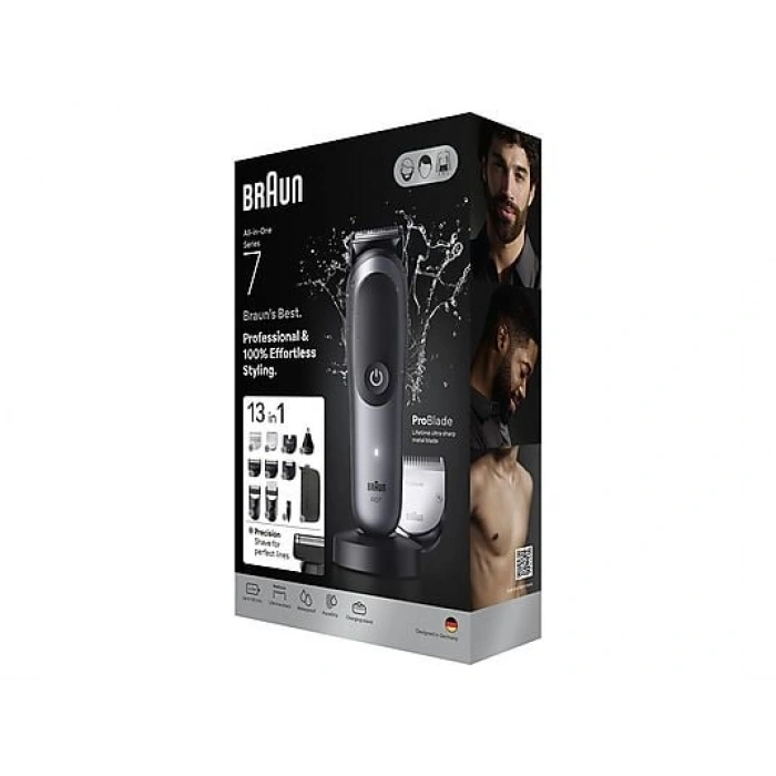 BRAUN AIO 7560 Hepsi Bir Arada Series 7 13 ü 1 Arada Tıraş Kiti