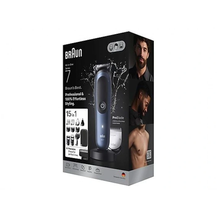 BRAUN AIO 7580 Hepsi Bir Arada Series 7 15 i 1 Arada Tıraş Kiti
