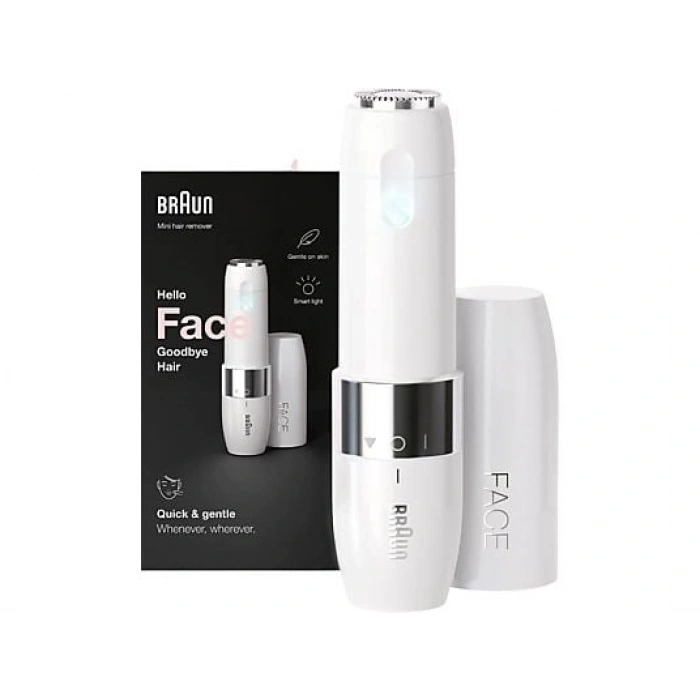 BRAUN FACE FS1000 Mini Tüy Alma Cihazı Beyaz