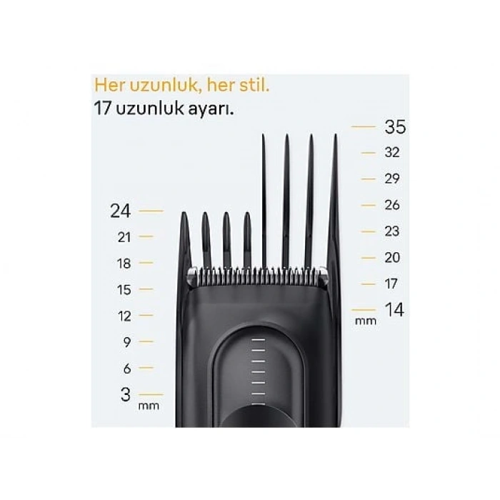 BRAUN HC5530 Series 5 +3 Aksesuar Saç Kesme Makinesi