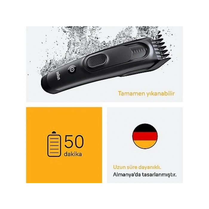 BRAUN HC5530 Series 5 +3 Aksesuar Saç Kesme Makinesi