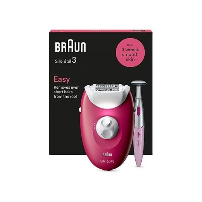 BRAUN SE 3202 Silk-Épil 3 Epilasyon Cihazı Pembe