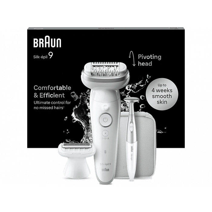BRAUN SE 9241 Silk-Épil 9 Islak ve Kuru Epilasyon Cihazı Gümüş