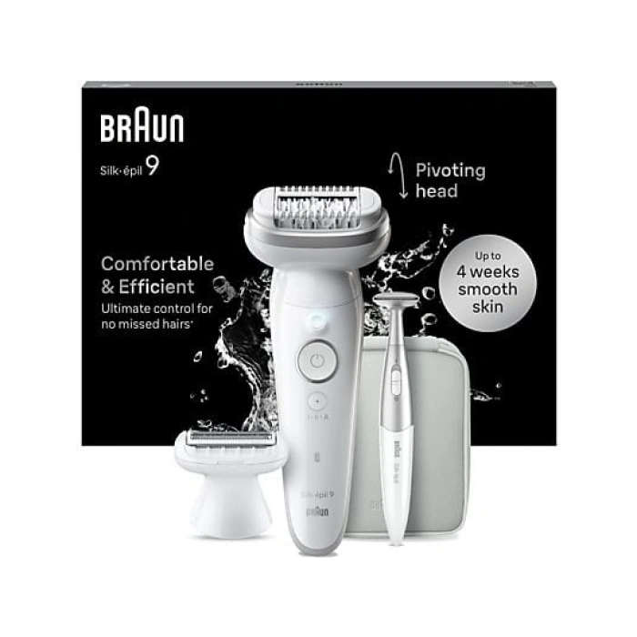 BRAUN SE 9241 Silk-Épil 9 Islak ve Kuru Epilasyon Cihazı Gümüş
