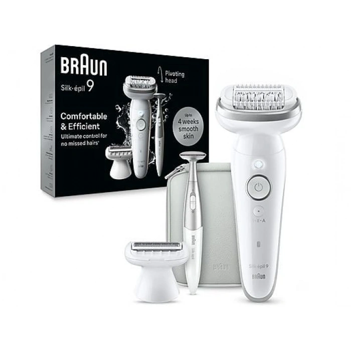 BRAUN SE 9241 Silk-Épil 9 Islak ve Kuru Epilasyon Cihazı Gümüş