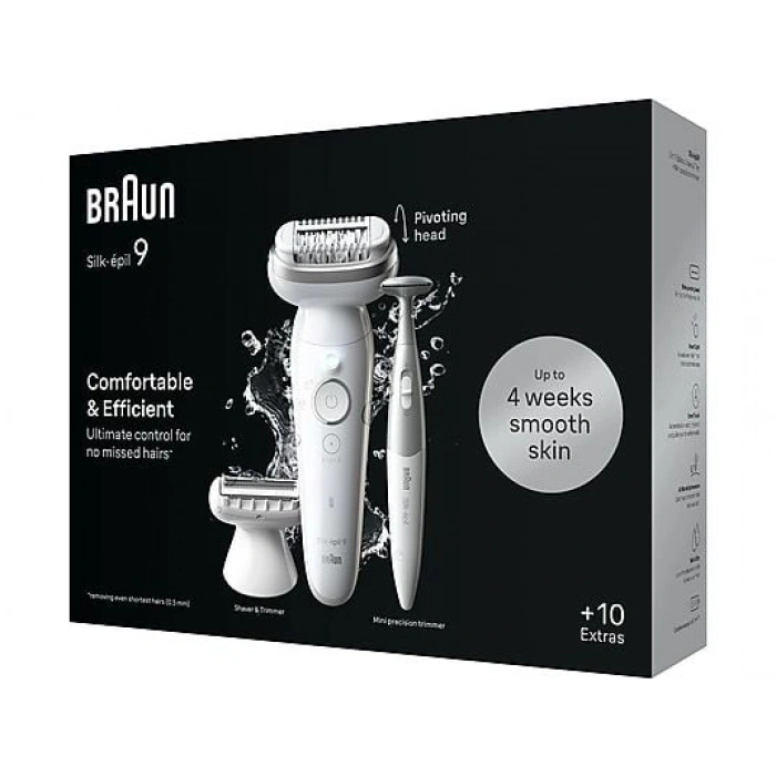 BRAUN SE 9241 Silk-Épil 9 Islak ve Kuru Epilasyon Cihazı Gümüş