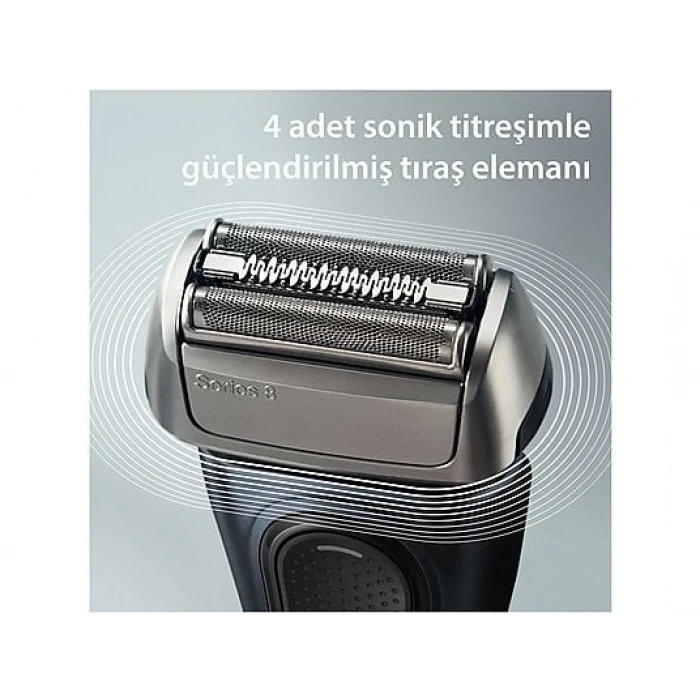 BRAUN Series 8 8513S Islak & Kuru Tıraş Makinesi Kömür Gri