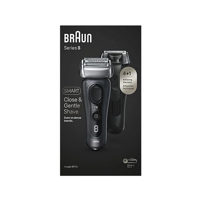 BRAUN Series 8 8513S Islak & Kuru Tıraş Makinesi Kömür Gri