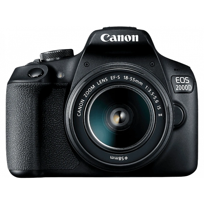 CANON EOS 2000D 18-55 IS II Fotoğraf Makinesi Siyah