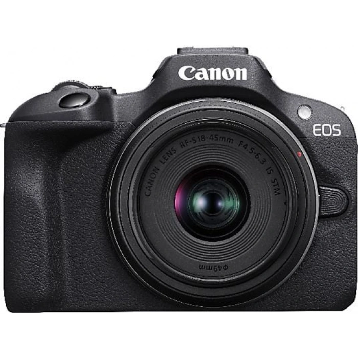 CANON EOS R100 + RF-S 18-45MM Fotoğraf Makinesi Siyah