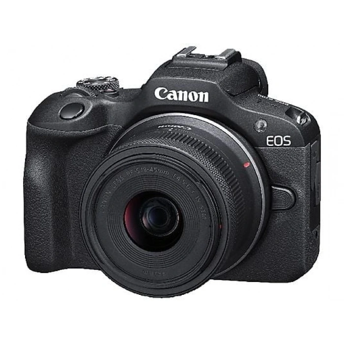 CANON EOS R100 + RF-S 18-45MM Fotoğraf Makinesi Siyah