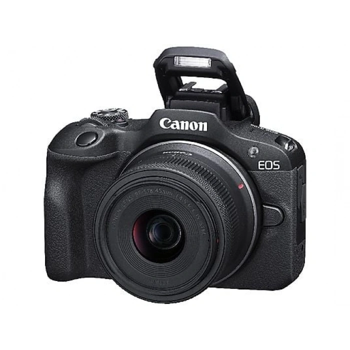 CANON EOS R100 + RF-S 18-45MM Fotoğraf Makinesi Siyah