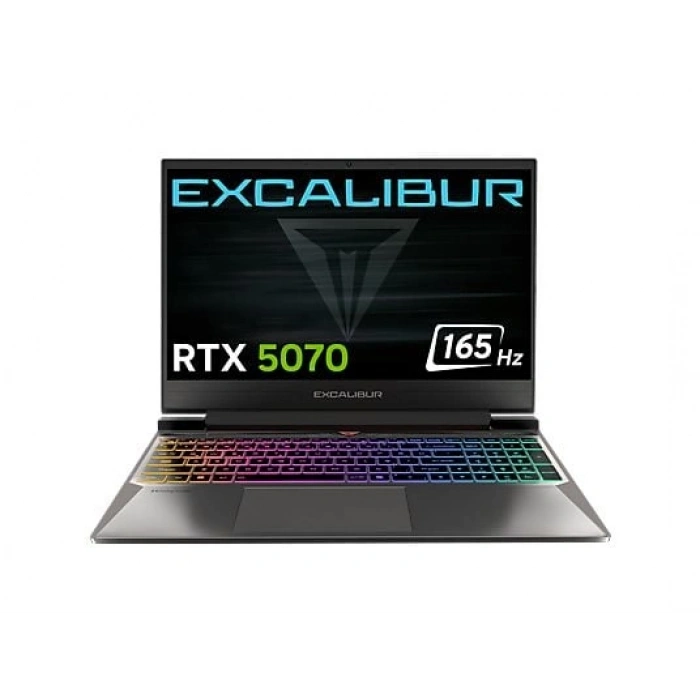 CASPER Excalibur G870 RTX5070 165HZ Gaming G870.1362-DF70A-C Intel Core-13620H 32 GB RAM 1 TB SSD 15,6 inç Windows 11 Home Gaming Laptop Gri