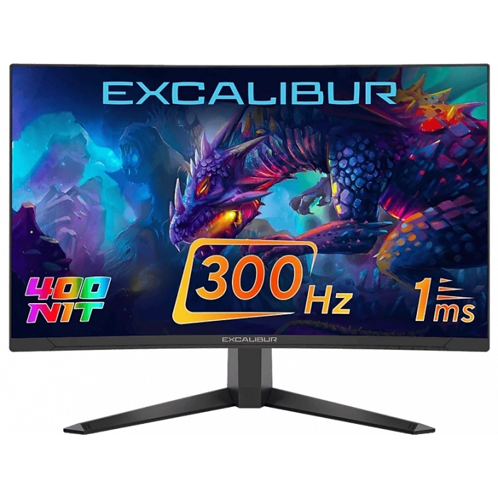 CASPER Excalibur M.E27FVC-E 27 1 ms 300 Hz Full HD Fast VA Curved Oyuncu Monitörü Siyah