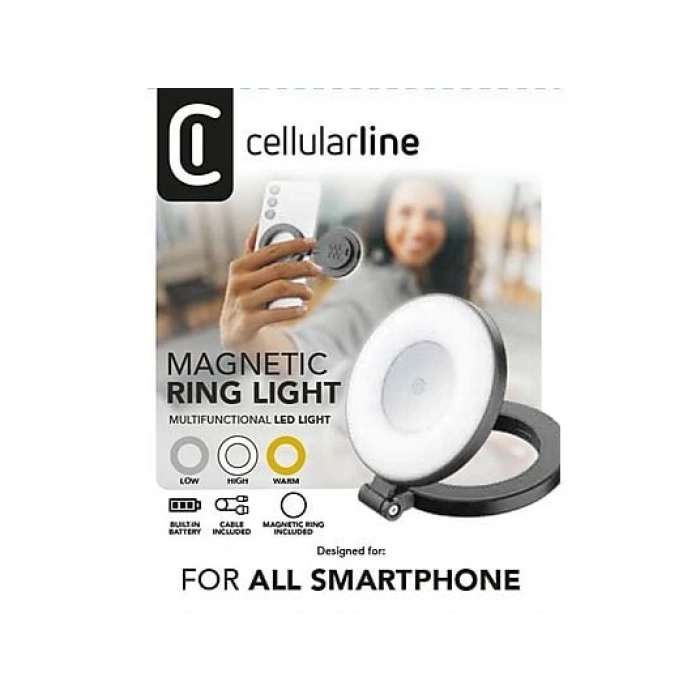CELLULARLINE Magsafe Uyumlu 3 Renkli Selfie Işığı