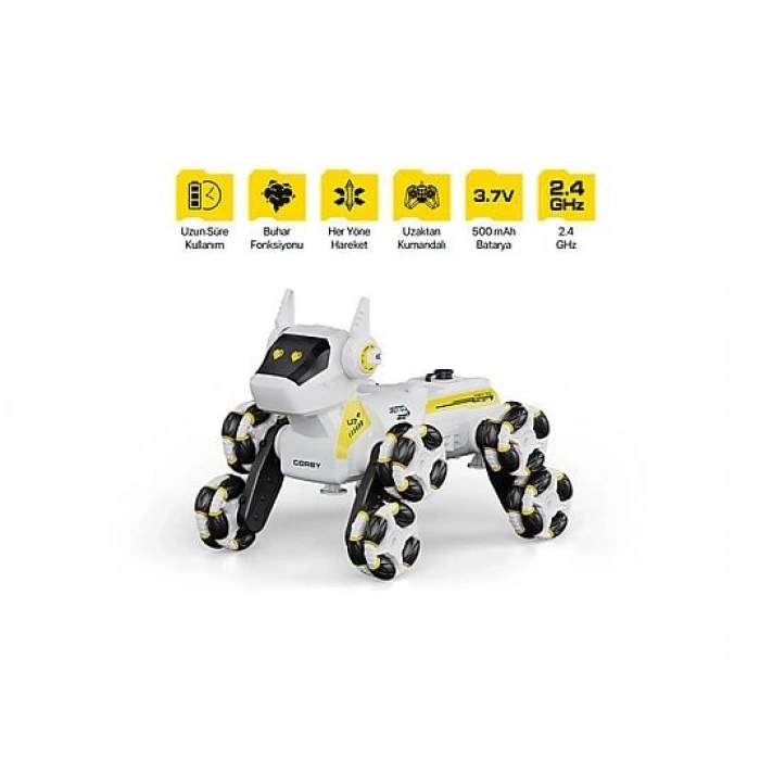 CORBY CSG09 Uzaktan Kumandalı Robot Köpek Beyaz