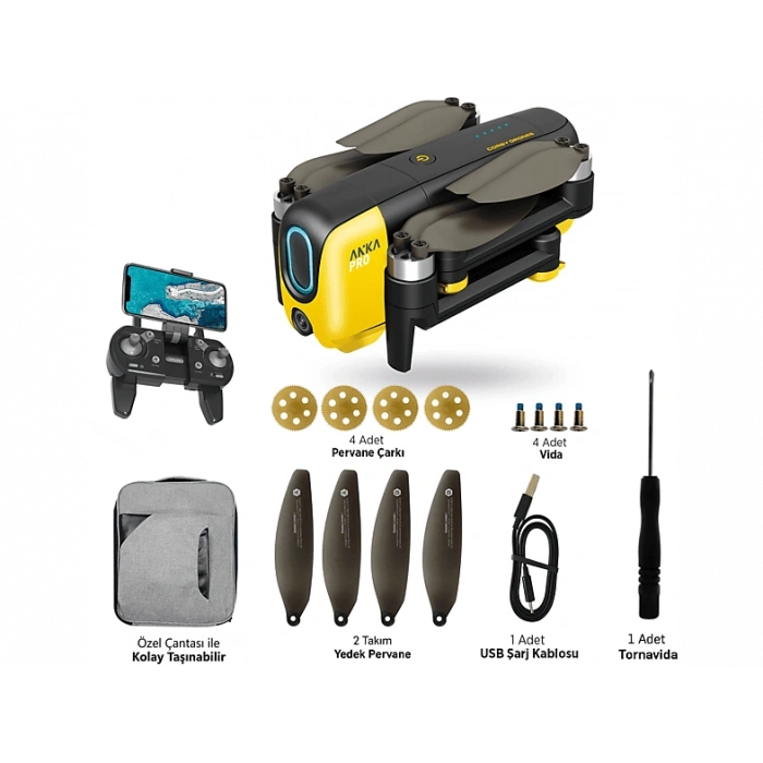 CORBY CX019 Anka Pro Tek Bataryalı 2K GPS Smart Drone