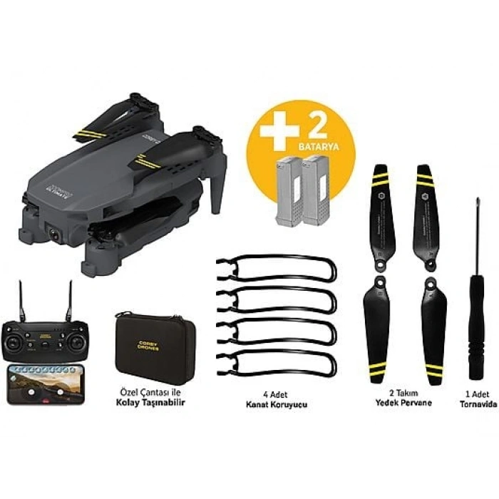 CORBY CX022-2B Zoom Pro Ultimate Çift Bataryalı 720P Smart Drone