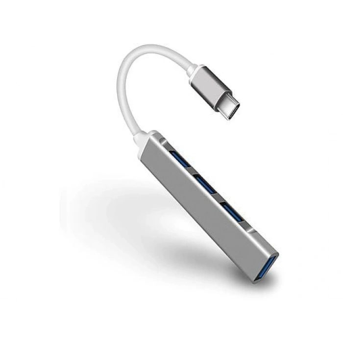 DAYTONA C-809 Type-C to 4* USB 3.0 Çevirici Adaptör Gri