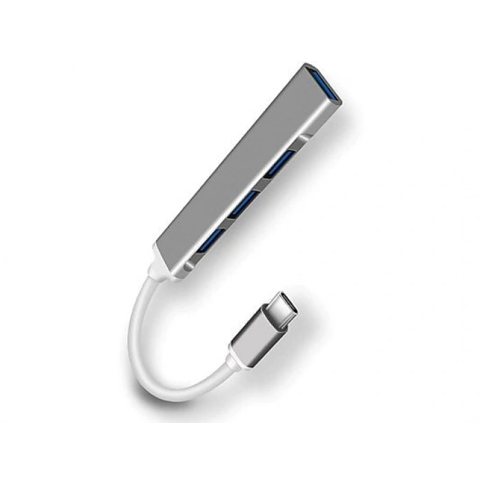 DAYTONA C-809 Type-C to 4* USB 3.0 Çevirici Adaptör Gri