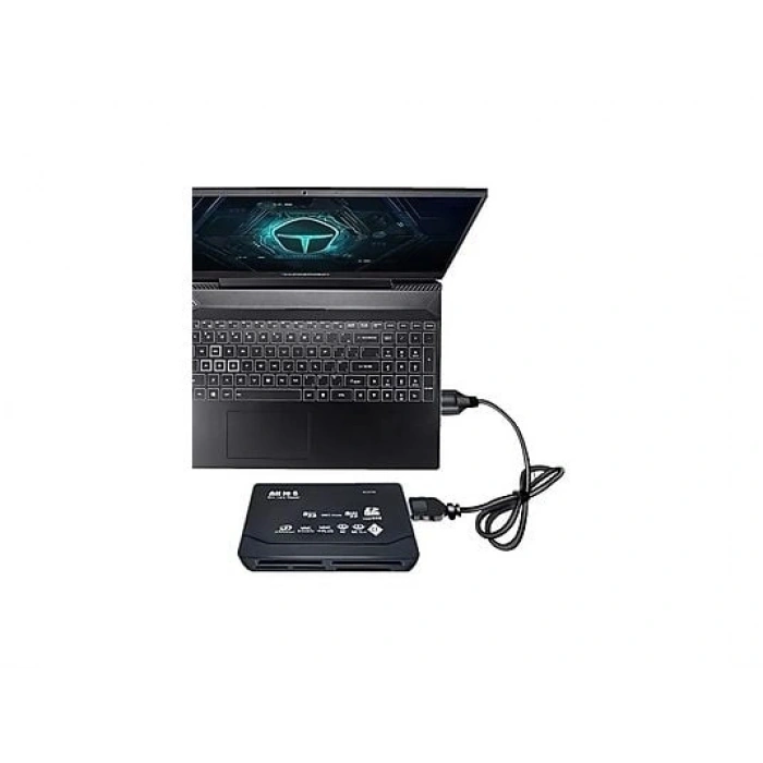 DAYTONA HT-09A  All In One USB 2.0 Kart Okuyucu Hub Siyah