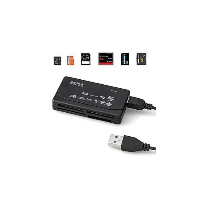 DAYTONA HT-09A  All In One USB 2.0 Kart Okuyucu Hub Siyah