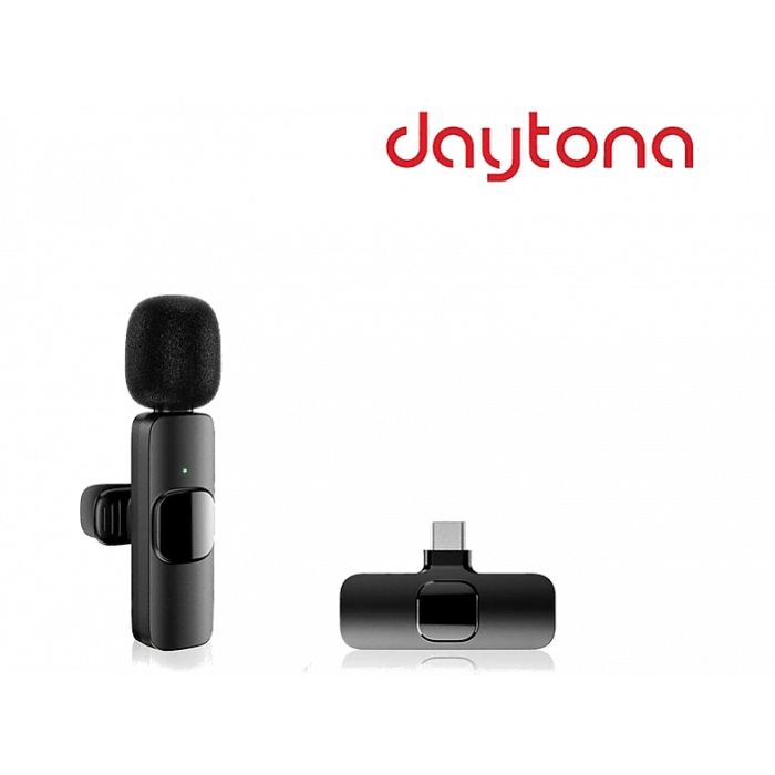 DAYTONA K9 Type-C Wireless Yaka Mikrofonu