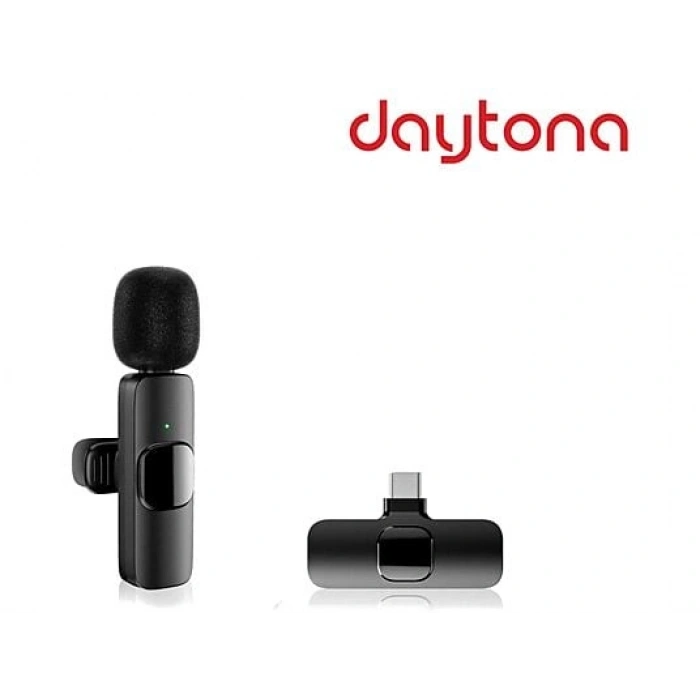 DAYTONA K9 Type-C Wireless Yaka Mikrofonu