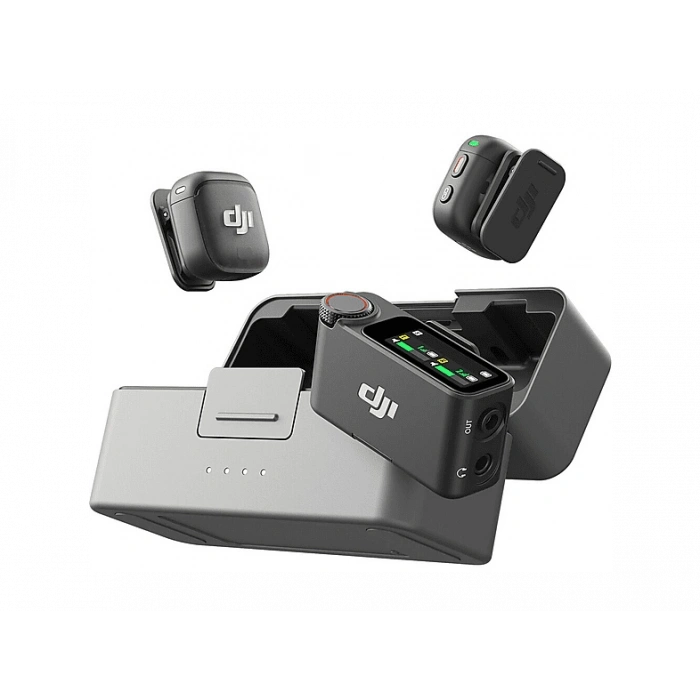 DJI Mic 3 (2 Tx + 1 Rx + Charging Case) İthalatçı Garantili Mikrofon