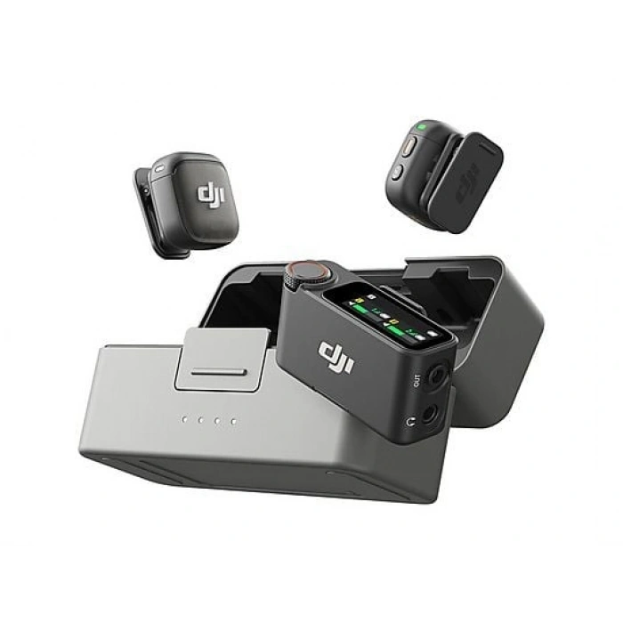 DJI Mic 3 (2 Tx + 1 Rx + Charging Case) İthalatçı Garantili Mikrofon