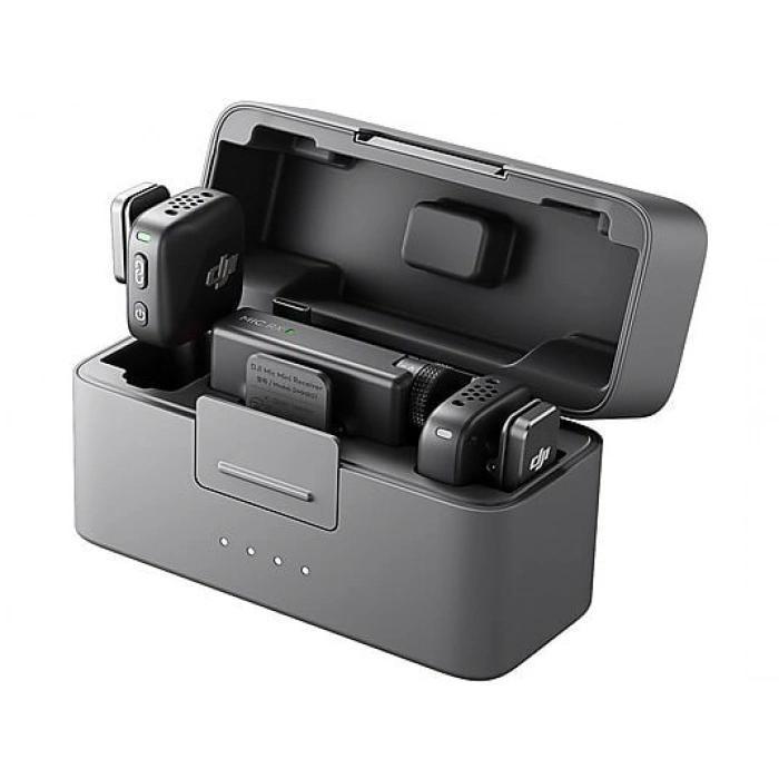 DJI Mic Mini (2 TX + 1 RX + Şarj Kutusu) Mikrofon