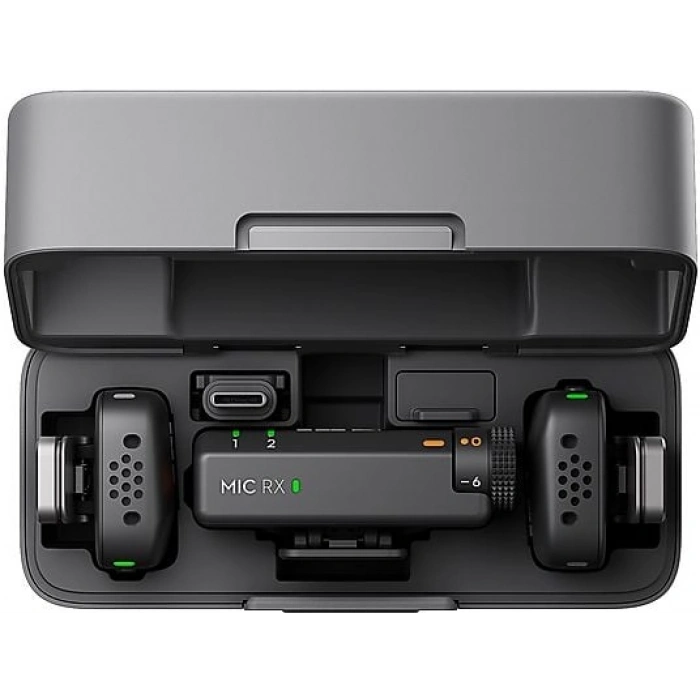 DJI Mic Mini (2 TX + 1 RX + Şarj Kutusu) Mikrofon