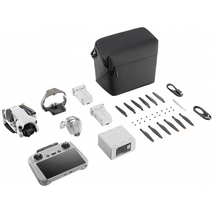 DJI Mini 4 Pro Fly More Combo Plus Drone (DJI RC 2 Ekranlı Kumandalı)