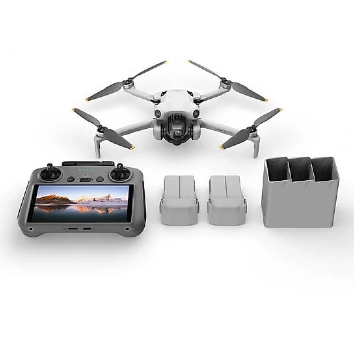 DJI Mini 4 Pro Fly More Combo Plus Drone (DJI RC 2 Ekranlı Kumandalı)