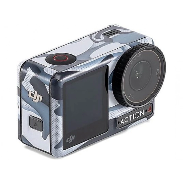 DJI Osmo Action Protective Camera Koruyucu Kamera Çıkartması Decal Mavi