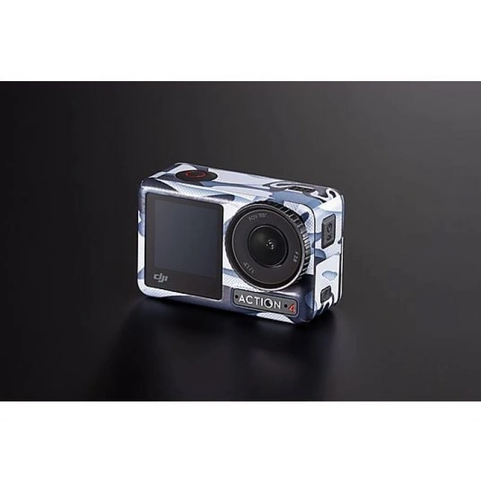 DJI Osmo Action Protective Camera Koruyucu Kamera Çıkartması Decal Mavi