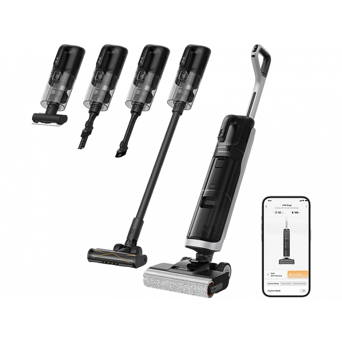 DREAME Dreame H14 Dual Akıllı Islak Kuru Süpürge Siyah