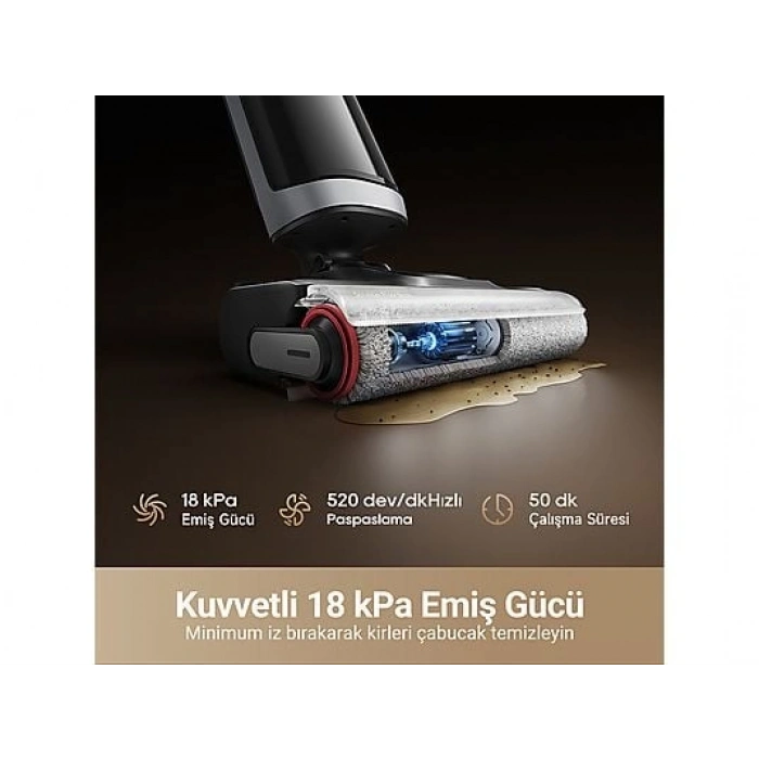 DREAME Dreame H14 Dual Akıllı Islak Kuru Süpürge Siyah